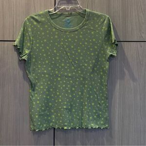 Thereabouts Green with Stars T-shirt Youth 2XL